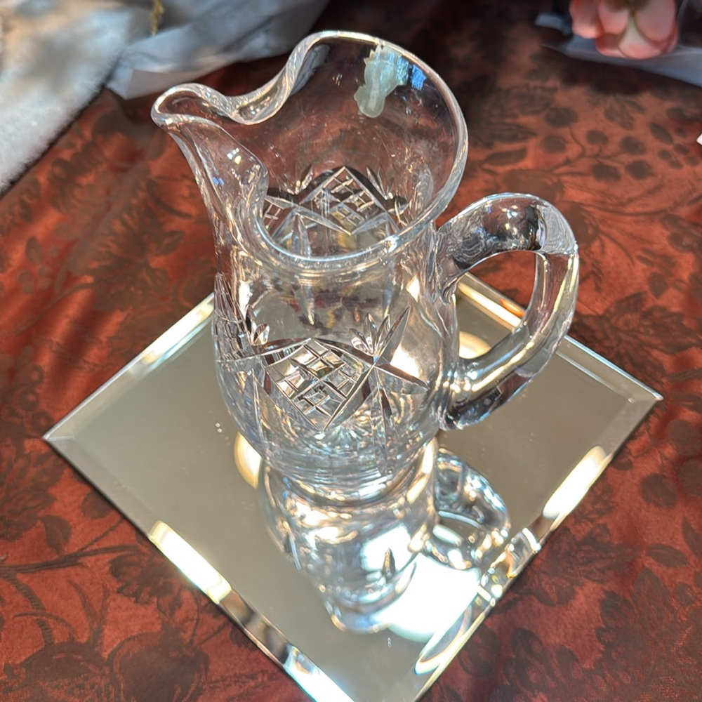 1960 Vintage Waterford Crystal Martini Jug Never Used - Picture 3 of 7